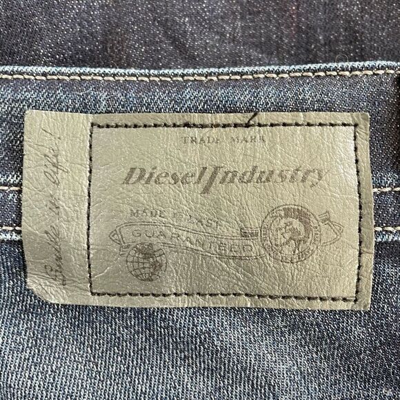 Diesel Thavar Ripped Wash U0821 Stretch Distressed Slim Skinny 32x32 - Picture 7 of 12